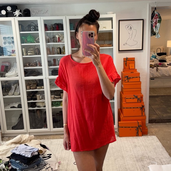 Linen Mini Dress S - Picture 5 of 6